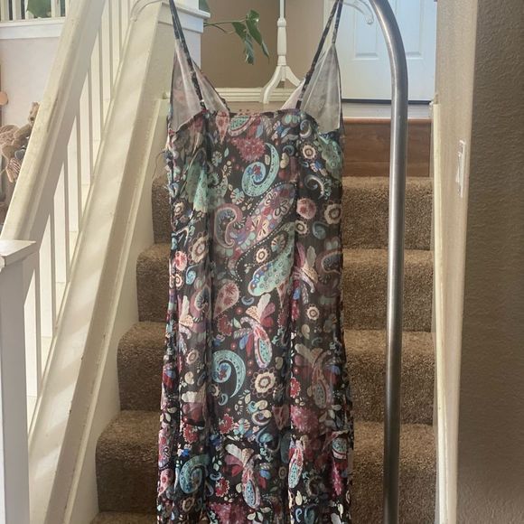 Paisley Print Midi Dress - Multicolor - Picture 8 of 15